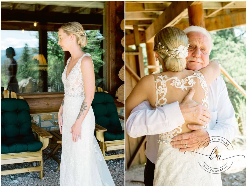 Blue Sky Mountain Ranch Wedding hillary moore photography