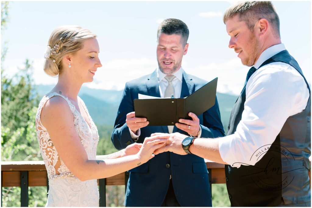 Blue Sky Mountain Ranch Wedding hillary moore photography