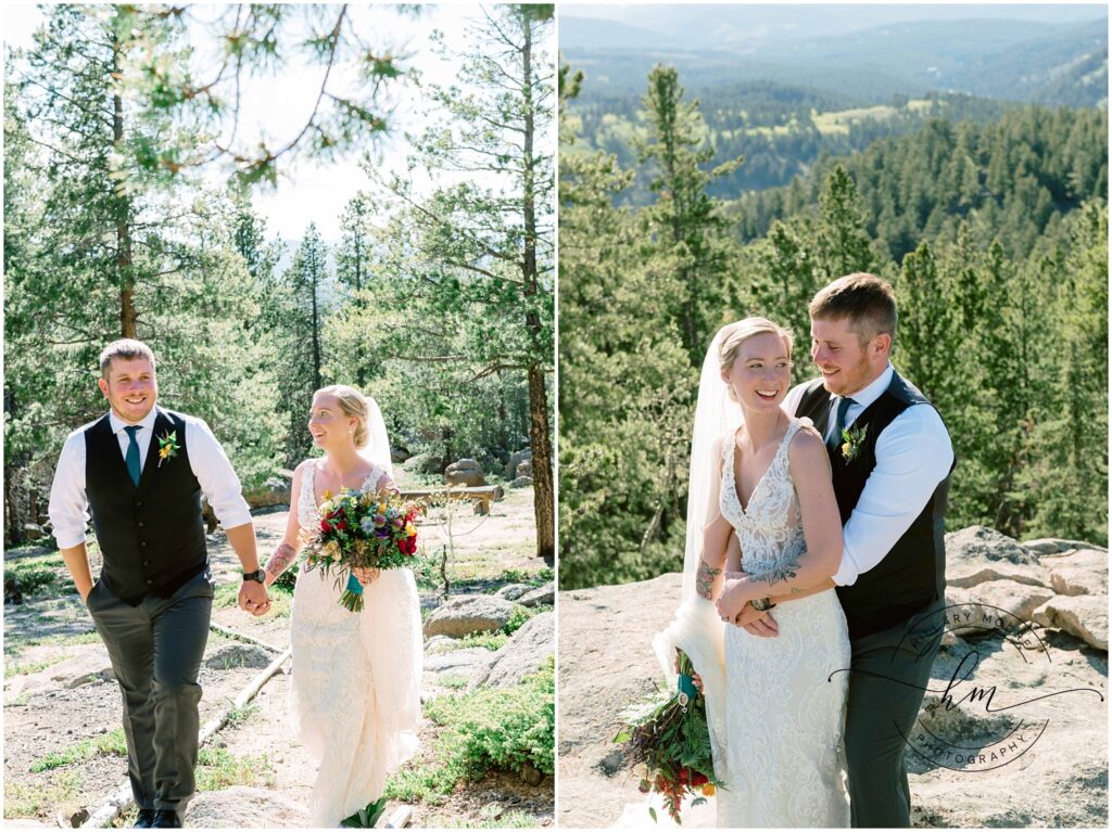 Blue Sky Mountain Ranch Wedding hillary moore photography