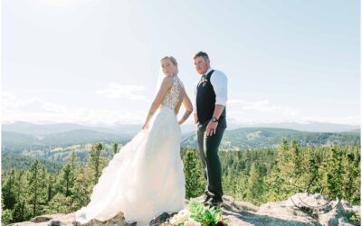 Autumn & Kyle’s Blue Sky Mountain Ranch Wedding