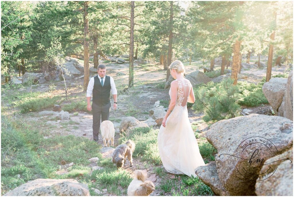 Blue Sky Mountain Ranch Wedding hillary moore photography