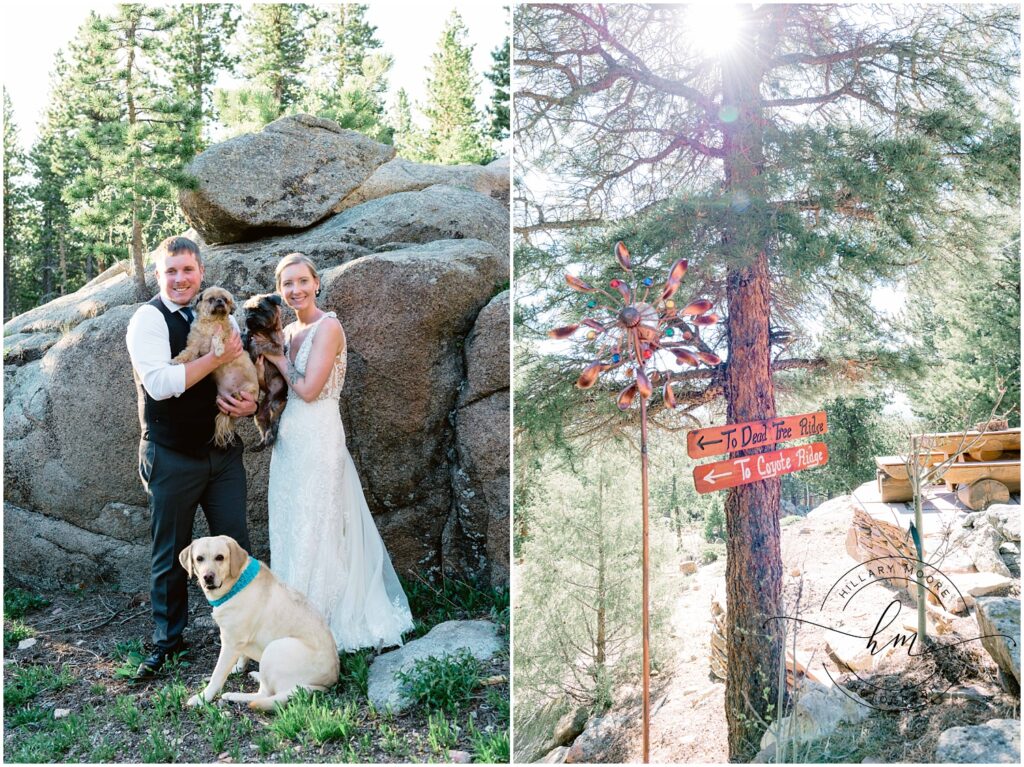 Blue Sky Mountain Ranch Wedding hillary moore photography