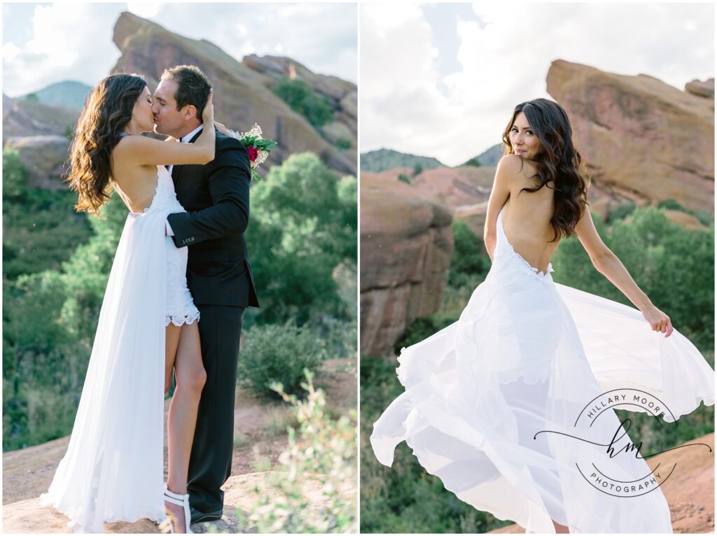 Red Rocks Elopement hillary moore photography