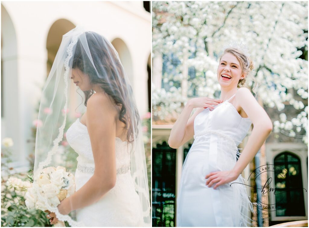 woman wearing a wedding dress