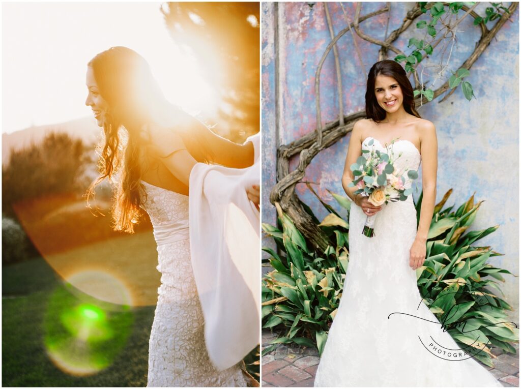 woman wearing a wedding dress