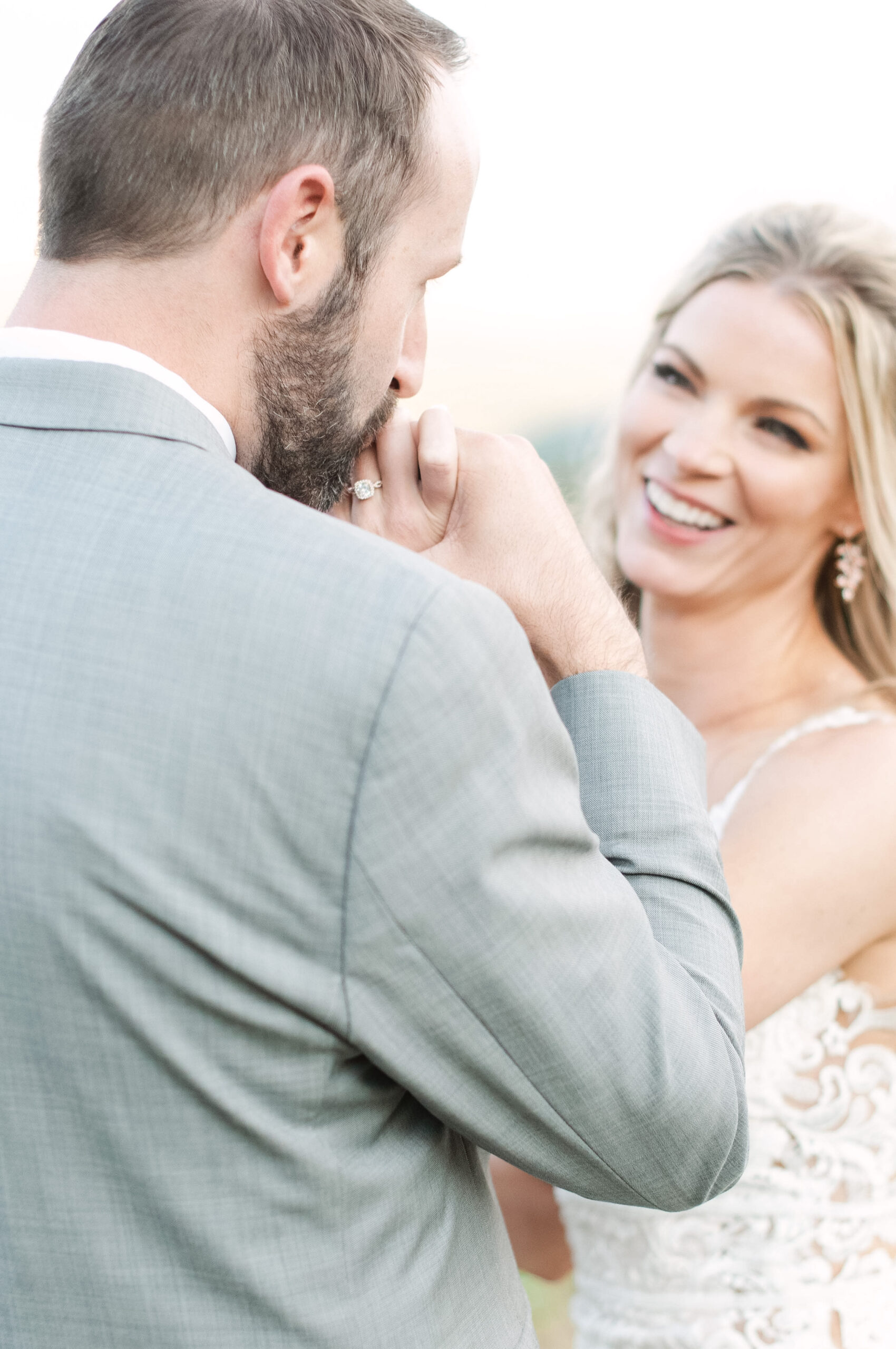 engaged colorado couple in boulder with champagne picture by hillary moore wedding photography